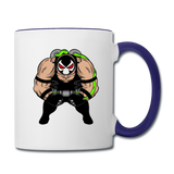 Character #61 Contrast Coffee Mug - white/cobalt blue