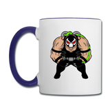 Character #61 Contrast Coffee Mug - white/cobalt blue