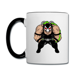 Character #61 Contrast Coffee Mug - white/black