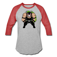 Character #61 Baseball T-Shirt - heather gray/red