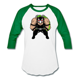 Character #61 Baseball T-Shirt - white/kelly green