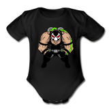Character #61 Organic Short Sleeve Baby Bodysuit - black
