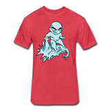 Character #62 Fitted Cotton/Poly T-Shirt by Next Level - heather red