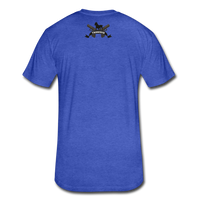 Character #62 Fitted Cotton/Poly T-Shirt by Next Level - heather royal