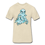 Character #62 Fitted Cotton/Poly T-Shirt by Next Level - heather cream