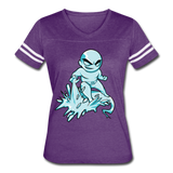 Character #62 Women’s Vintage Sport T-Shirt - vintage purple/white