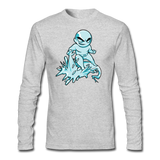 Character #62 Men's Long Sleeve T-Shirt by Next Level - heather gray