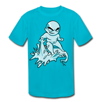 Character #62 Kids' Moisture Wicking Performance T-Shirt - turquoise