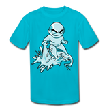 Character #62 Kids' Moisture Wicking Performance T-Shirt - turquoise