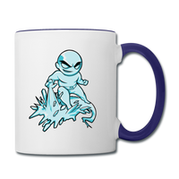 Character #62 Contrast Coffee Mug - white/cobalt blue