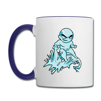 Character #62 Contrast Coffee Mug - white/cobalt blue