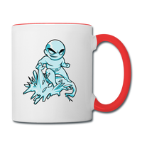 Character #62 Contrast Coffee Mug - white/red