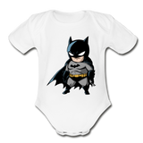 Character #22 Organic Short Sleeve Baby Bodysuit - white