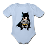 Character #22 Organic Short Sleeve Baby Bodysuit - sky