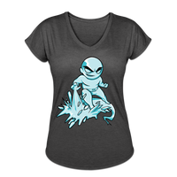 Character #62 Women's Tri-Blend V-Neck T-Shirt - deep heather