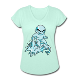 Character #62 Women's Tri-Blend V-Neck T-Shirt - mint