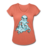 Character #62 Women's Tri-Blend V-Neck T-Shirt - heather bronze