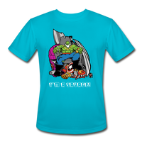 Character #63 Men’s Moisture Wicking Performance T-Shirt - turquoise