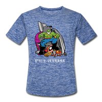 Character #63 Men’s Moisture Wicking Performance T-Shirt - heather blue