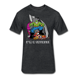 Character #63 Fitted Cotton/Poly T-Shirt by Next Level - heather black