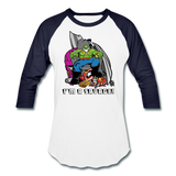 Character #63 Baseball T-Shirt - white/navy