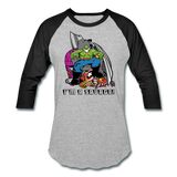 Character #63 Baseball T-Shirt - heather gray/black