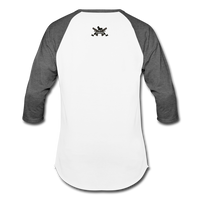 Character #63 Baseball T-Shirt - white/charcoal