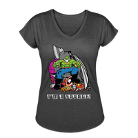 Character #63 Women's Tri-Blend V-Neck T-Shirt - deep heather