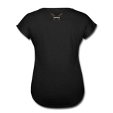 Character #63 Women's Tri-Blend V-Neck T-Shirt - black