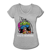 Character #63 Women's Tri-Blend V-Neck T-Shirt - heather gray