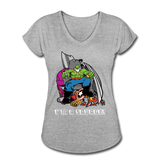 Character #63 Women's Tri-Blend V-Neck T-Shirt - heather gray