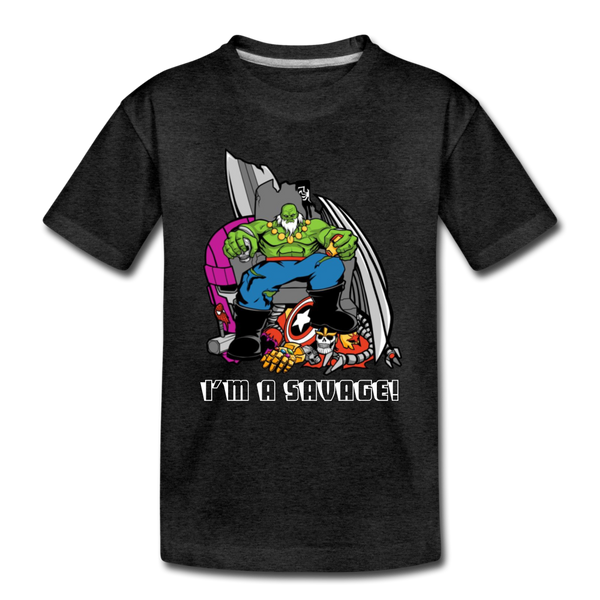Character #63 Kids' Premium T-Shirt - charcoal gray