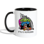 Character #63 Contrast Coffee Mug - white/black