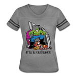 Character #63 Women’s Vintage Sport T-Shirt - heather gray/charcoal