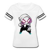 Character #64 Women’s Vintage Sport T-Shirt - white/black