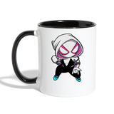 Character #64 Contrast Coffee Mug - white/black
