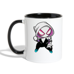 Character #64 Contrast Coffee Mug - white/black