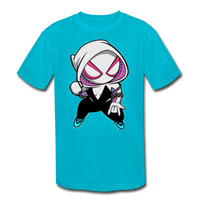 Character #64 Kids' Moisture Wicking Performance T-Shirt - turquoise