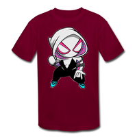 Character #64 Kids' Moisture Wicking Performance T-Shirt - burgundy