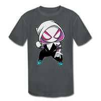 Character #64 Kids' Moisture Wicking Performance T-Shirt - charcoal