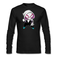 Character #64 Men's Long Sleeve T-Shirt by Next Level - black