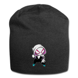 Character #64 Jersey Beanie - charcoal gray