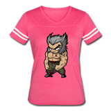 Character #65 Women’s Vintage Sport T-Shirt - vintage pink/white