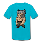 Character #65 Kids' Moisture Wicking Performance T-Shirt - turquoise