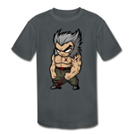 Character #65 Kids' Moisture Wicking Performance T-Shirt - charcoal