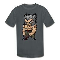 Character #65 Kids' Moisture Wicking Performance T-Shirt - charcoal