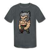 Character #65 Kids' Moisture Wicking Performance T-Shirt - charcoal