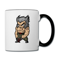Character #65 Contrast Coffee Mug - white/black