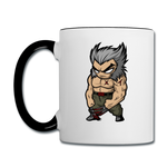 Character #65 Contrast Coffee Mug - white/black