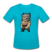 Character #65 Men’s Moisture Wicking Performance T-Shirt - turquoise